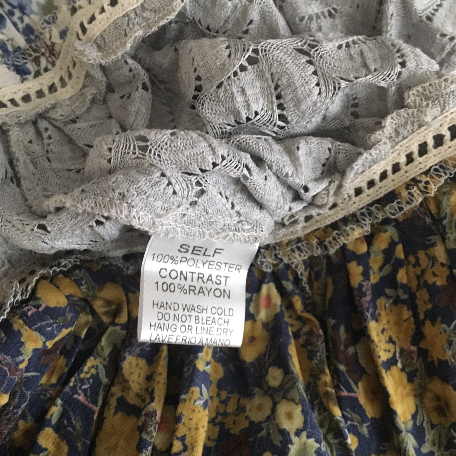 Easel Crochet Lace Patchwork Open Front Cardigan … - image 5