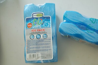 4  X  400 g GIOSTYLE OLE KÜHLAKKU ICE PACK NO TOXIC HERMETIC NEU