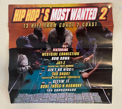 Poster: Hip Hop's Most Wanted 2: Jay-Z, Bone Thugs-N-Harmony rap
