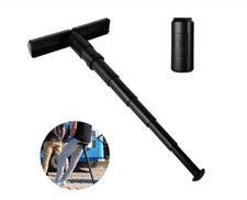 Mini Tragbarer Teleskopischer Sitzhocker Stock-Stuhl Sitzstock Wanderstock FN