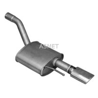 Asmet EndschalldäMpfer SchalldäMpfer Hinten FüR Opel Astra J Caravan 1.6 Turbo