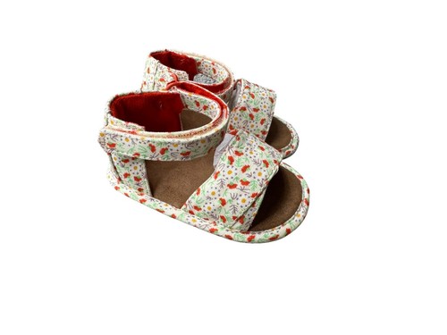 TOMS Baby Girl Shiloh Birch Local Floral Print Sandals Size 3 (12-18 Months) NEW - Picture 4 of 5