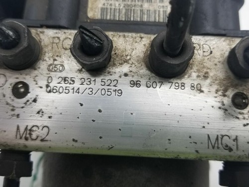 0265231522 1142709 abs für CITROEN XSARA PICASSO 1.6 HDI 90 EXCLUSIVE 2006