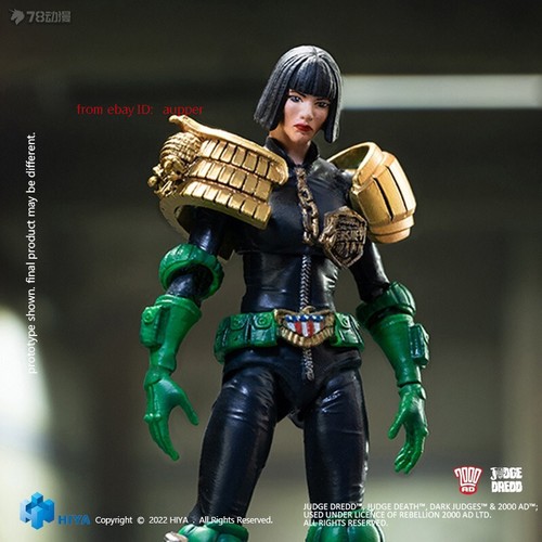 Hiya Toys Exquisite Mini Judge Dredd 2000ad Barbara Hershey 1/18 Action Figure - Picture 3 of 8