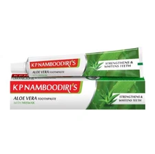 K.P. NAMBOODIRI'S Aloe Vera Miswak Herbal Tooth Paste 100 g Strengthens Teeth Wh