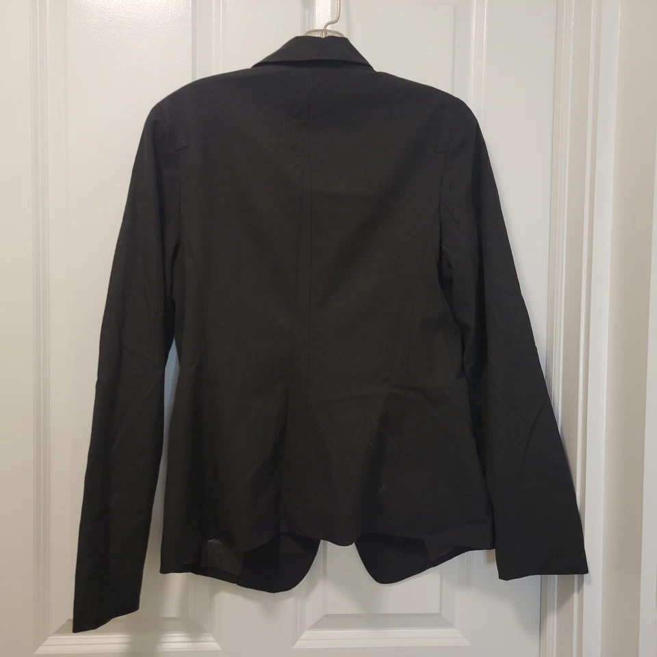 Blazer negro Gap para mujer talla 6 chaqueta de dos botones oficina trabajo forrado Foto 2 de 4