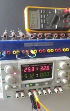 Extech 382270 Four Output Lab Power Supply TESTED @ MAX LOAD 2x30V@5A, 3.3-6V@3A