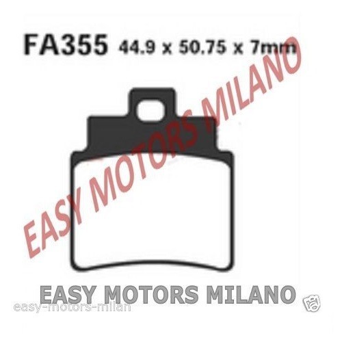 AHL 1 Paire Motos De Plaquettes De Frein Avant Compatible Avec SYM Voyager 250 2005/SYM Voymax 250 2006/SYM GTS 300/Joymax 2008-2013/SYM GTS/Joymax Evo 300i 2010-2013