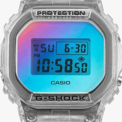 Casio Unisex G Shock Clear Sun Reflect Series Digital Watch DW-5600SRS-7ER