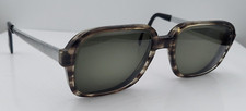 Vintage Universal 840 Gray Square Horn-Rimmed Sunglasses USA FRAMES ONLY