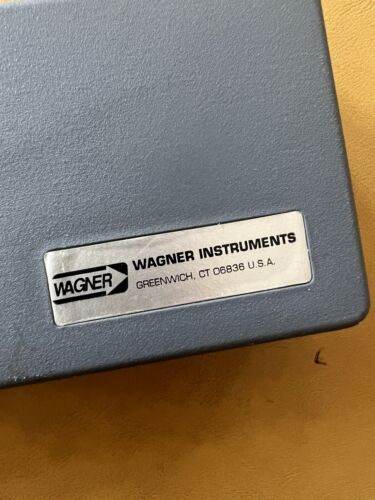Wagner Force Dial FDK80 Push Pull Force Gauge Machinist Tool Manual & Case - Picture 9 of 9