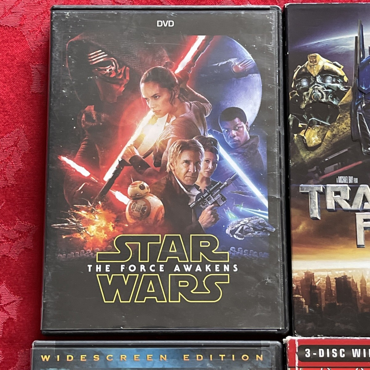 Marvel DC Comic Book Movie MCU 6 DVD LOT Star Wars Spider-Man