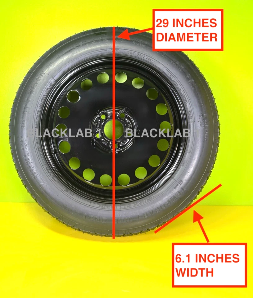 SPARE TIRE 18 INCH WITH JACK KIT FITS:2018-2026 BMW X3 - Image 2 of 4