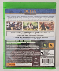 Bully: Scholarship Edition Xbox One Brand New Game (2008 Action/Adventure)