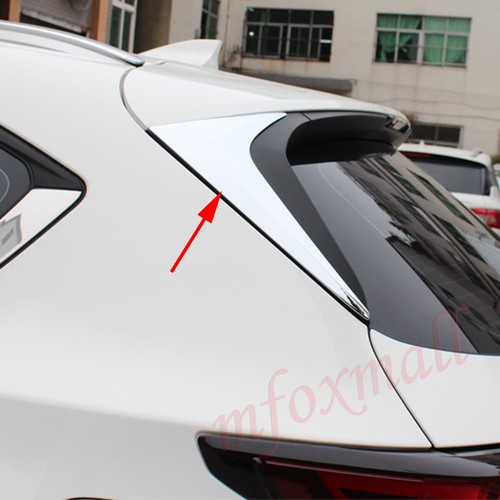 2X Chrome Rear Tail Window Stripes Cover Trim For Mazda CX-5 KF 2017-2024 Parts - Picture 2 of 7