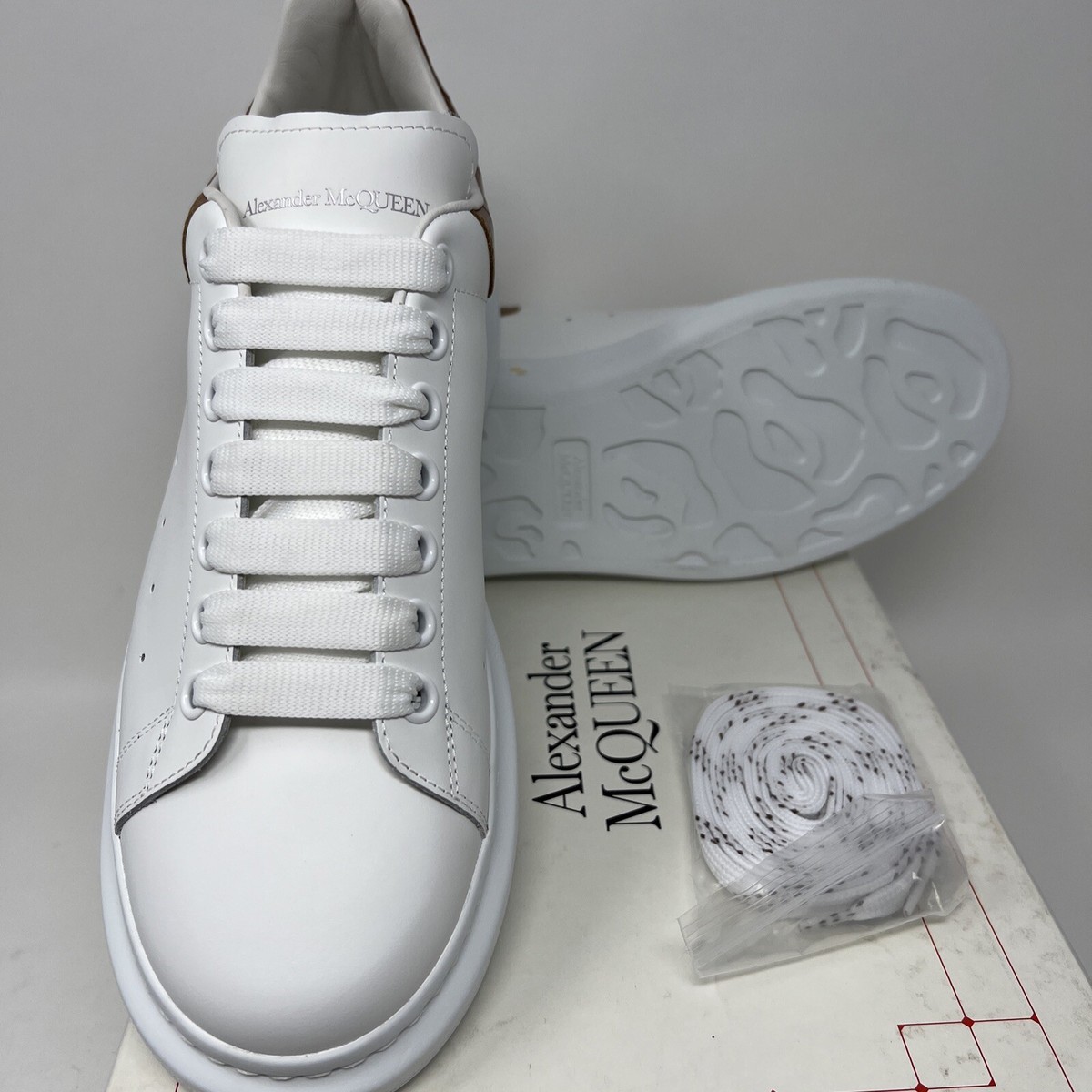 Alexander McQueen Men's Croc Tab Sneakers Size 11 US / 44 EU Alexander McQueen Men's Croc Tab Sneakers Size 11 US / 44 EU