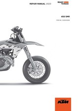 KTM Service Workshop Shop Repair Manual Book 2023 450 SMR