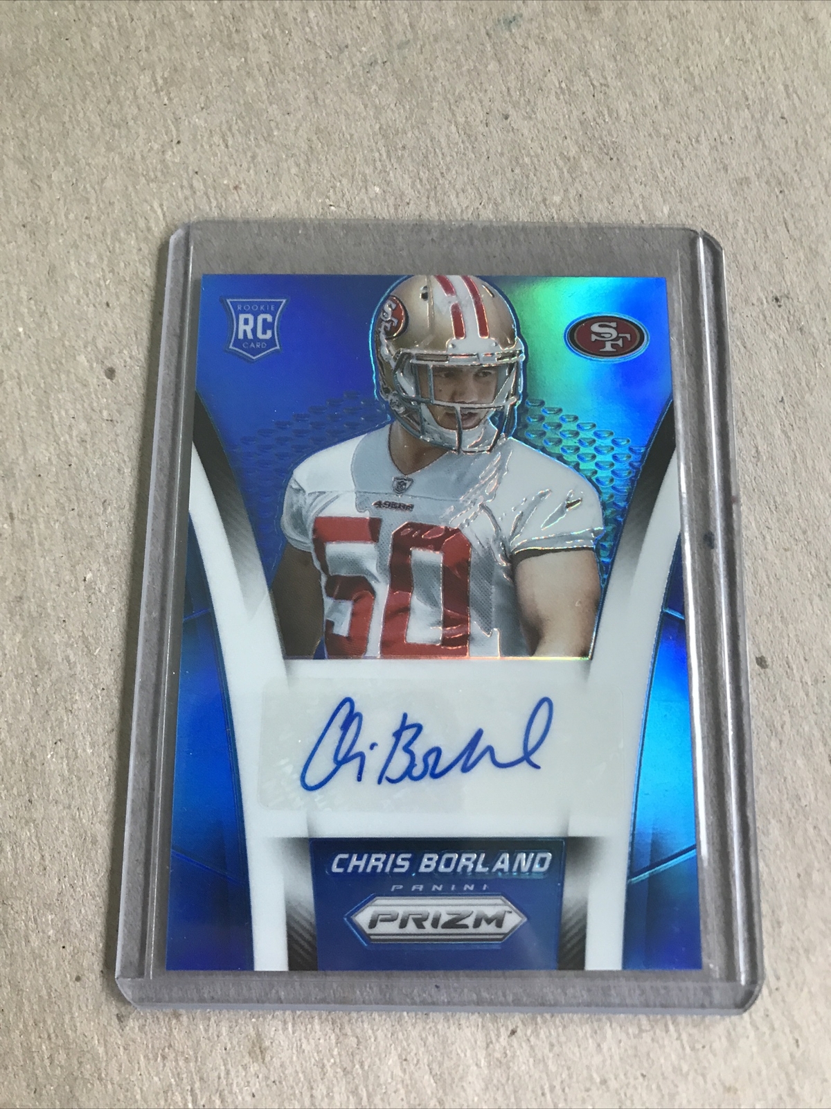 Chris Borland Panini Prizm Autograph Rookies #ARCB Base