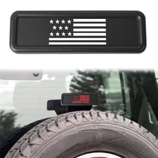 US Flag For Jeep Wrangler JK 3rd Brake Light Cover Tail Sticker Trim Accessories