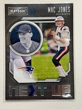 2021 Panini Playbook Football Mac Jones Next Up Card No. NXT-MJO Patriots 