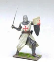 EAGLE MINIATURES CRUSADERS & SARACENS TEM011 TEMPLAR ATTACKING WITH SWORD