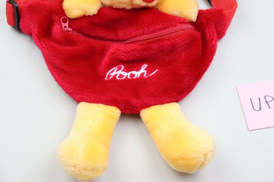 Disney Parks Vintage Winnie The Pooh Kids Plush Fanny Pack Adjustable