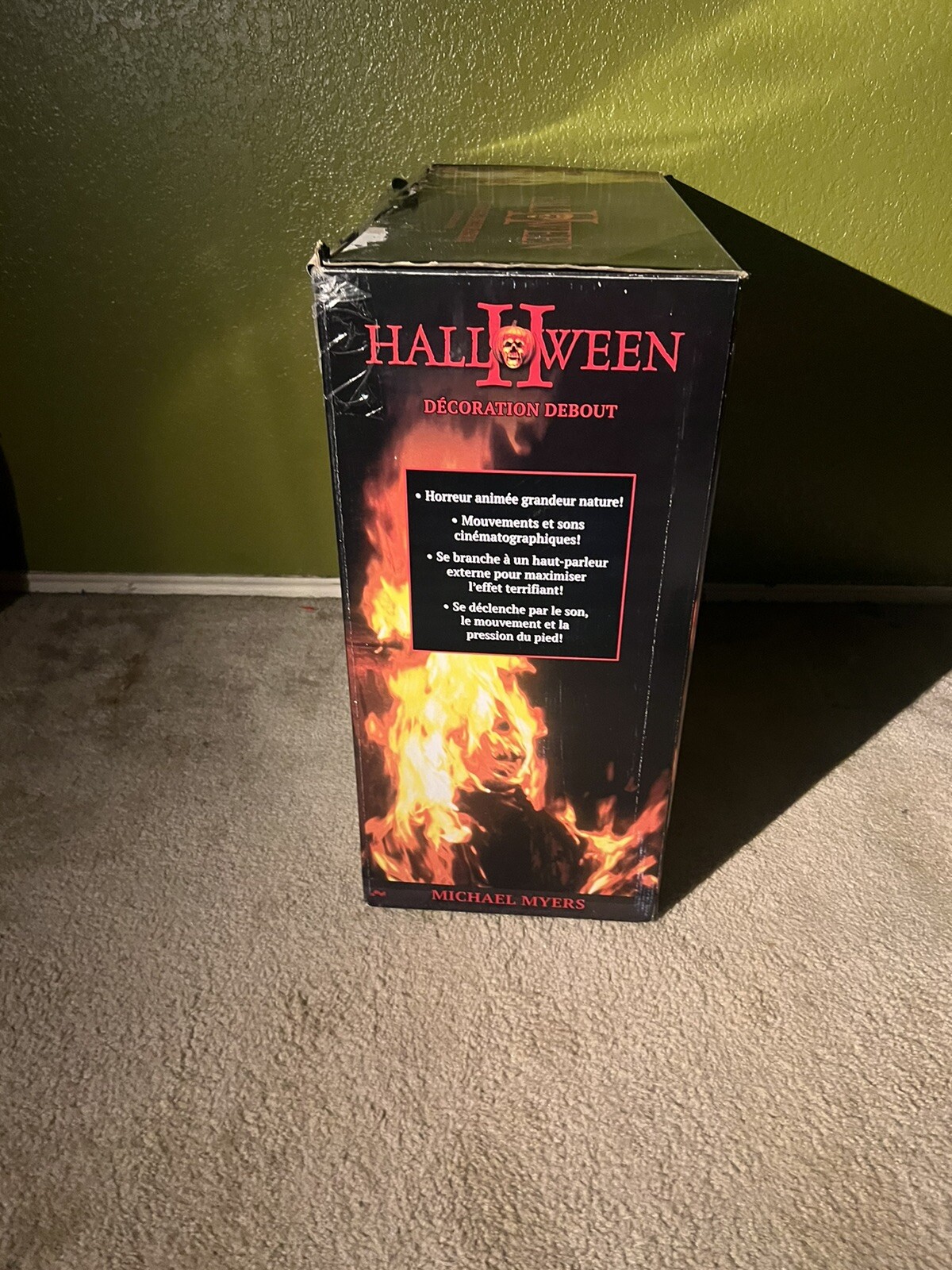 Animated Michael Myers Standing Decoration 6.6ft Halloween II