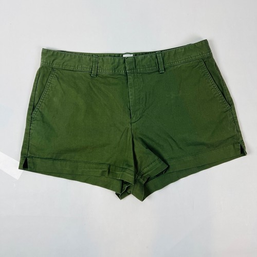 Gap 3" City Short Womens Khaki Shorts Size 12 Green eBay