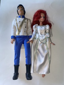 ariel and eric wedding doll set