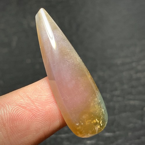 Opalized Coral Fossil Chalcedony Cabochon 34x10.5x5.5mm High Quality 16 ct - Picture 4 of 6