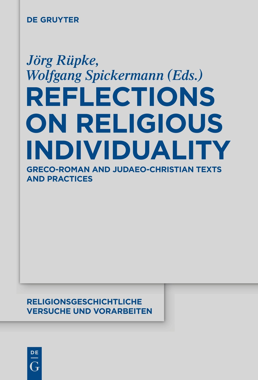 Thumbnail - Wolfgang Spickermann (u. A.) | Reflections On Religious Individuality