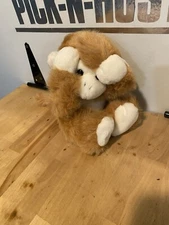 PEEK A BOO MONKEY Plush Commonwealth 12" Magnetic Hands Ape Gorilla Brown
