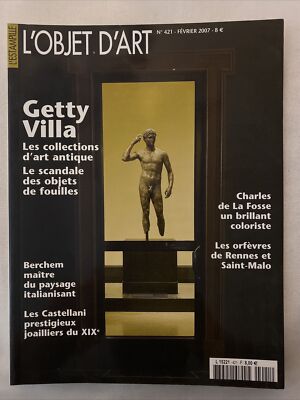 2007 February L ESTAMPILLE/L OBJET D ART Magazine Charles De La Fosse (CP255)