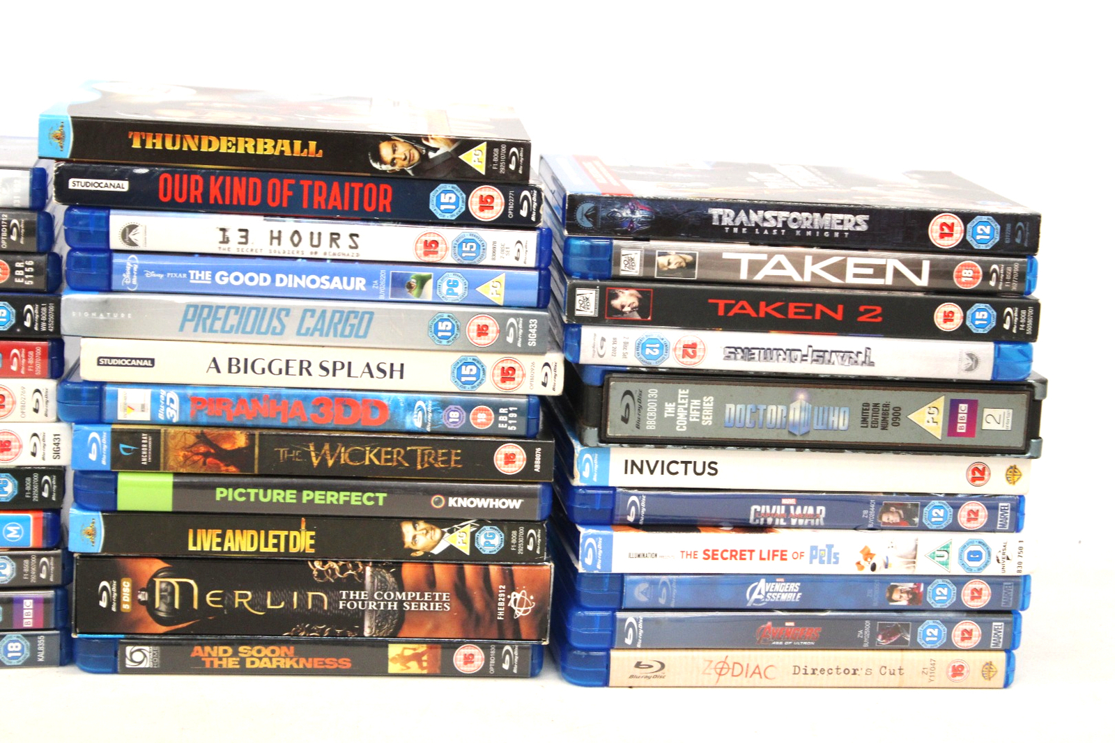 Approx. 47 BLU RAY Disc Movies Inc. Sisters, Piranha 3D Transformers