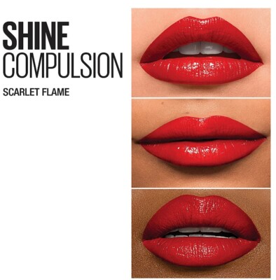 MAYBELLINE SHINE COMPULSION SRD82 口紅10本 Maybelline Color Sensational Shine Compulsion Oil Lipstick CHOOSE