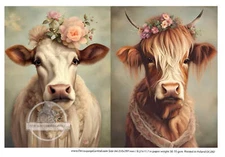 Decoupage Central, Rice Paper, Mixed Media, Crafts, A4, 8.27" x 11.69"