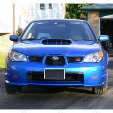 BLUE FOG LIGHTS LAMP BEZEL BUMPER COVER TRIM FIT 06-07 SUBARU IMPREZA WRX STI