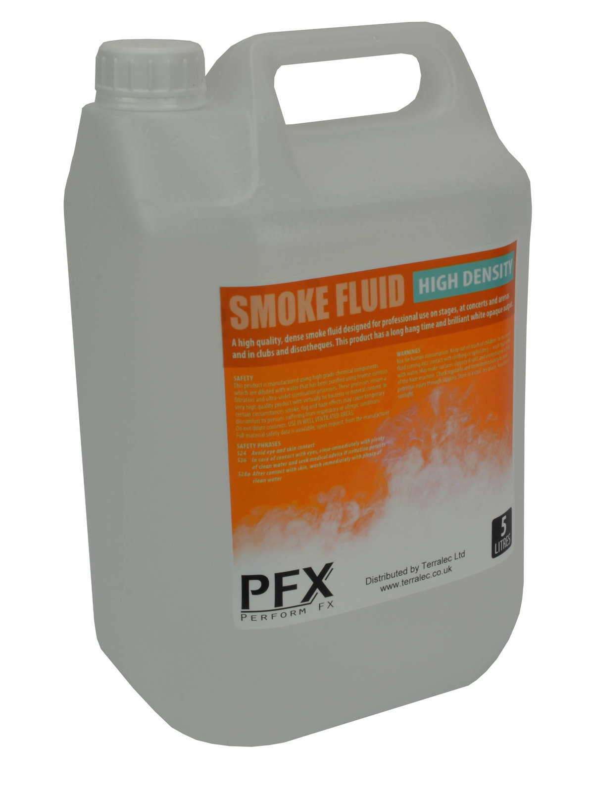 Ultra Dense High Quality Smoke & Fog Machine Fluid 5L for Professional Use PFX