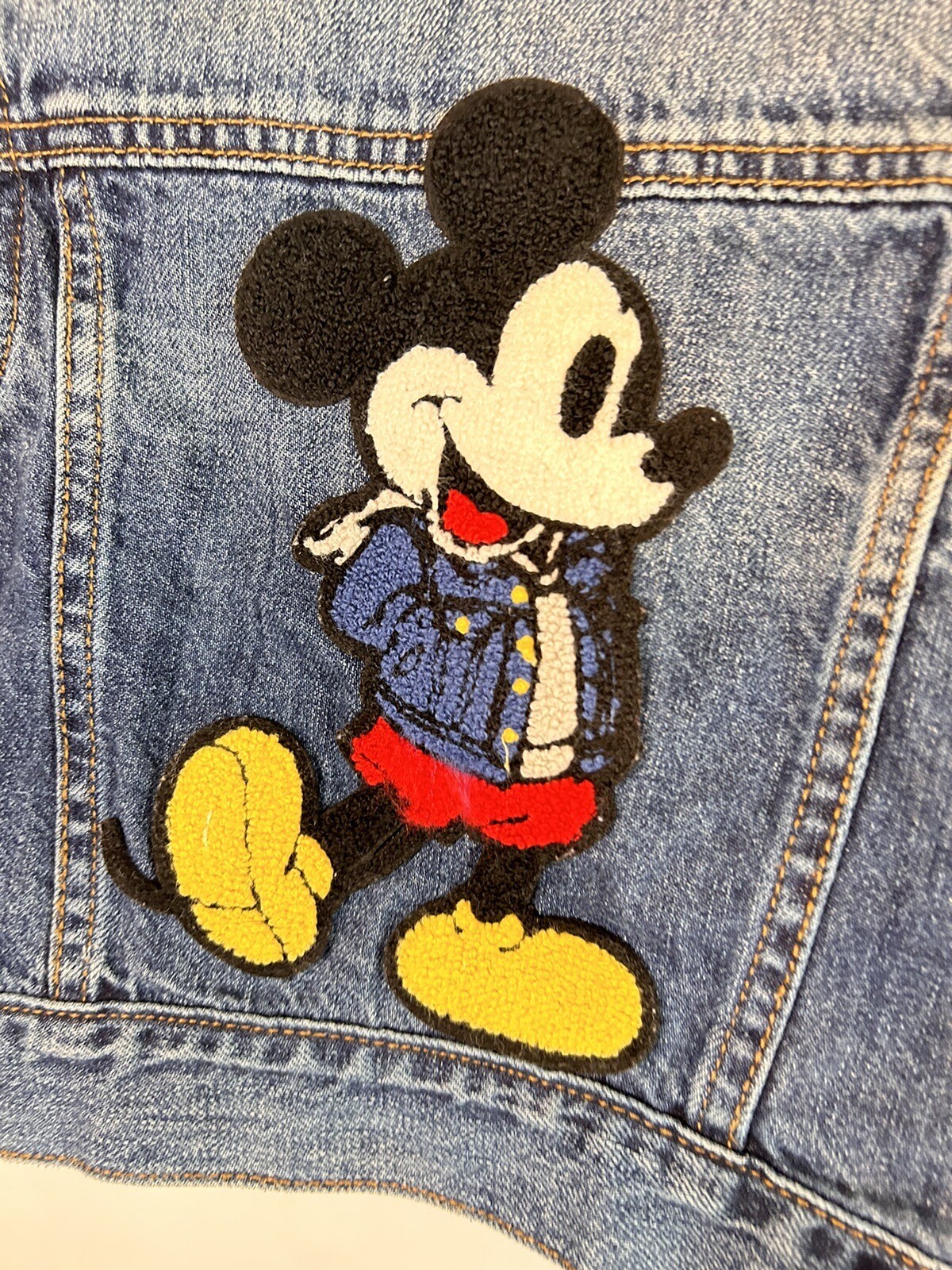 Disney Baby Gap Mickey Mouse Embroidered Jean Jacket Toddlers 1824M eBay