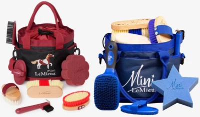LeMieux Mini Pflege Set Kinder komplette Aufbewahrungstasche, Bürsten, Schwamm & Huf Pick - Bild 1 von 4