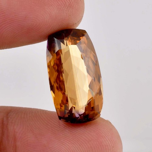 Flawless 22 x 12 mm Natural Bi-Color Ametrine 22.50 Ct (GIT Certified) Gemstone