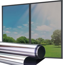 5Meter One Way Mirror Effect Window Film Privacy Heat UV Reflective Tint Foil