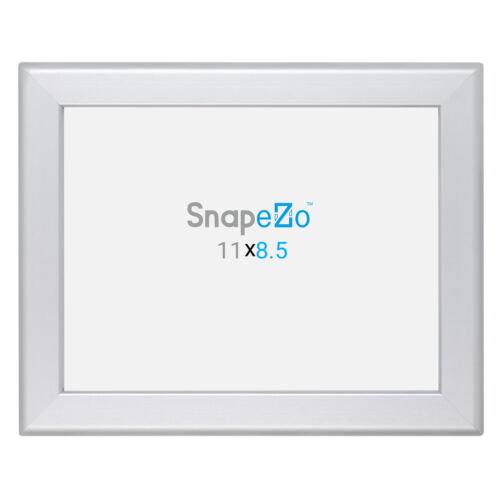 SnapeZo® Silver 8.5x11 Certificate Frame - 1.25" Profile - Picture 5 of 5