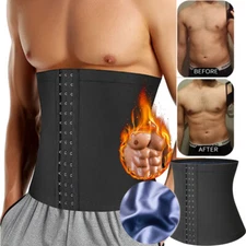 Men Women Waist Trainer Body Shaper Waist Trimmer Slimming Belt Sauna Sweat Band