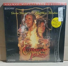 LASERDISC MOVIE - CUT THROAT ISLAND - Geena Davis, Mathew Modine