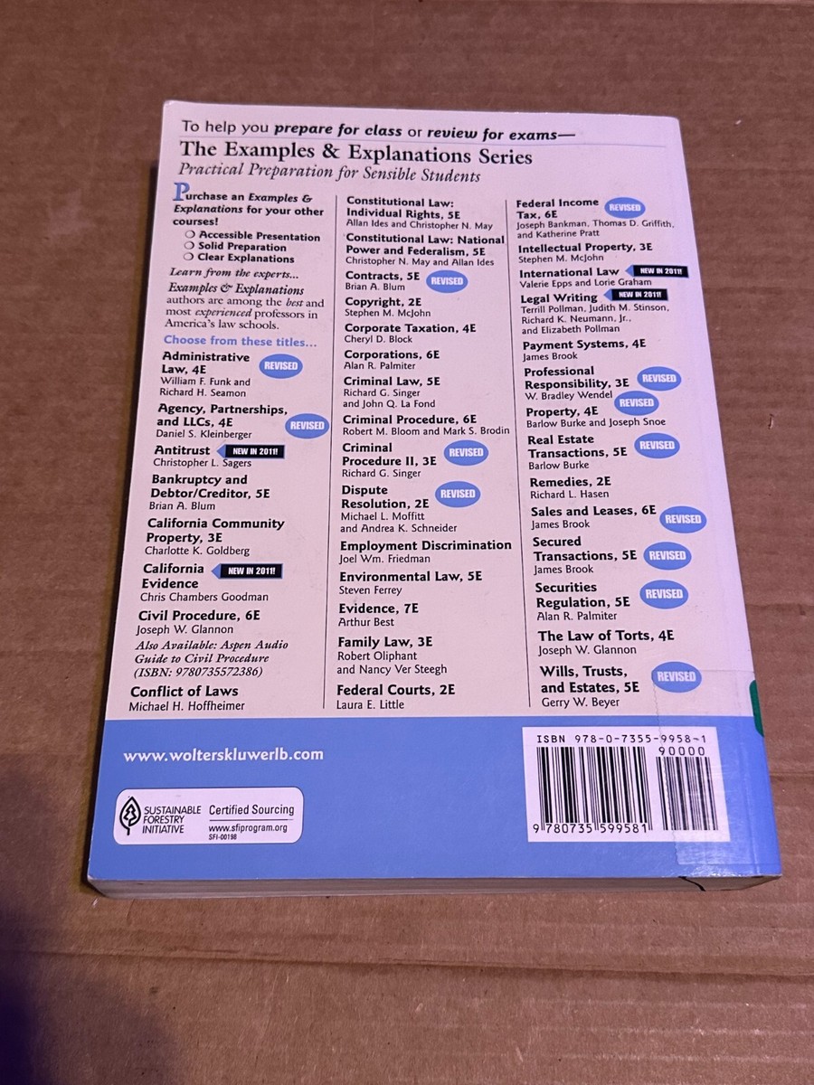 Examples and Explanations: Criminal Procedure II From Bail to