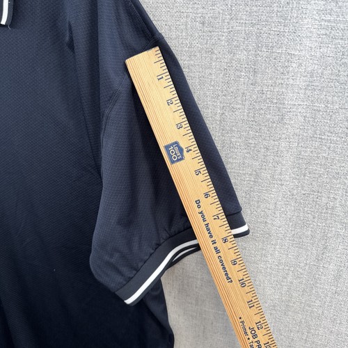 Camisa Polo BYLT Premium Basics Para Hombres 2XL Azul Manga Corta Elastizada Informal Adulto - Imagen 8 de 15
