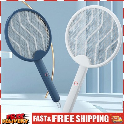 Foldable Fly Swatter Trap USB Rechargeable Bug Zapper Pest Control for Bedroom S