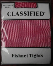 RED FISHNET TIGHTS BY CLASSIFIED