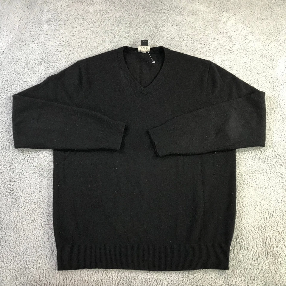 Suéter JOS A BANK Para Hombre Grande Colección Viajeros Cachemira Cuello en V Informal Foto 2 de 4